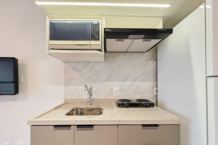 Studio à venda com 32m², 1 quarto e sem vagaCozinha