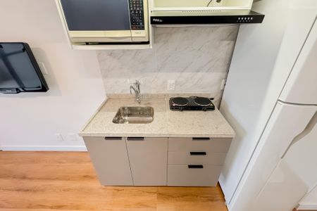 Studio à venda com 32m², 1 quarto e sem vagaCozinha