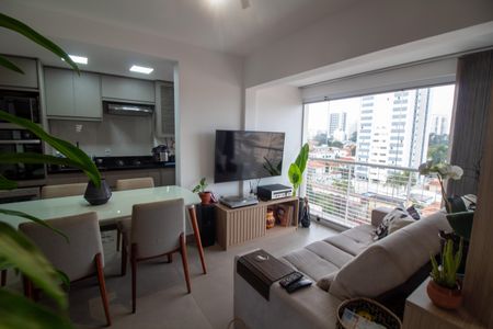Sala de apartamento à venda com 2 quartos, 100m² em Chácara Santo Antônio (zona Sul), São Paulo