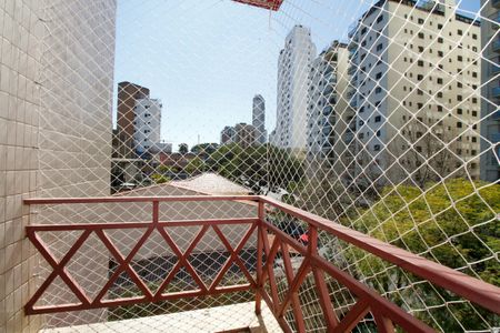 Apartamento à venda com 150m², 3 quartos e 3 vagasVaranda e Vista da Suíte 1