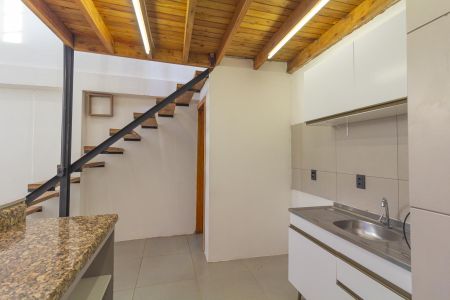 Sala/Cozinha de casa para alugar com 1 quarto, 32m² em Harmonia, Canoas