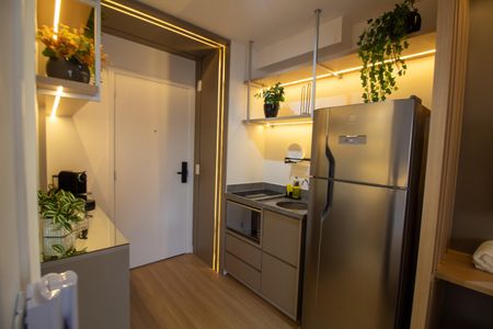 Studio à venda com 23m², 1 quarto e sem vagaCozinha