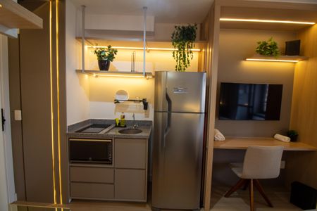 Studio à venda com 23m², 1 quarto e sem vagaCozinha