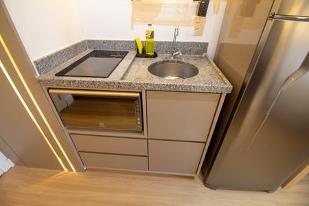 Studio à venda com 23m², 1 quarto e sem vagaCozinha