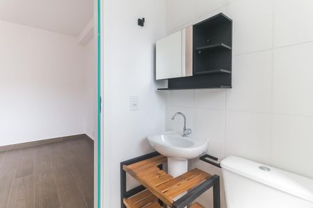 Studio para alugar com 26m², 1 quarto e 1 vaga Studio para alugar com 26m², 1 quarto e 1 vagaBanheiro
