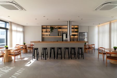 Studio para alugar com 26m², 1 quarto e sem vagaÁrea comum - Salão de festas