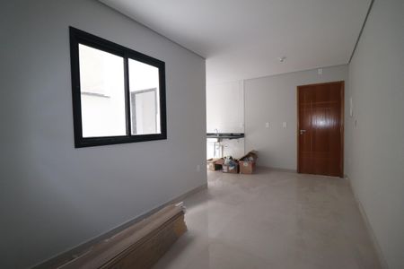 Sala de apartamento à venda com 2 quartos, 94m² em Campestre, Santo André