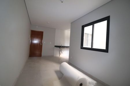 Sala de apartamento à venda com 2 quartos, 47m² em Campestre, Santo André