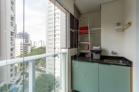Apartamento para alugar com 25m², 1 quarto e sem vagaVaranda