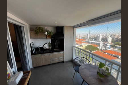 Varanda da Sala de apartamento à venda com 2 quartos, 87m² em Vila Dom Pedro Ii, São Paulo