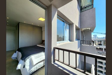 Studio para alugar com 24m², 1 quarto e sem vagaVaranda