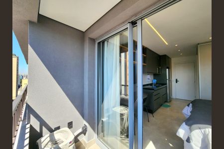 Studio para alugar com 24m², 1 quarto e sem vagaVaranda