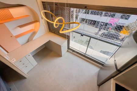 Studio para alugar com 38m², 1 quarto e sem vaga Studio para alugar com 38m², 1 quarto e sem vagaVaranda - Escritório