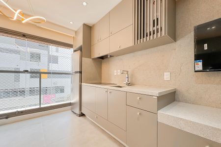 Studio para alugar com 38m², 1 quarto e sem vaga Studio para alugar com 38m², 1 quarto e sem vagaCozinha