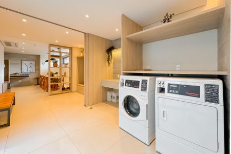 Studio para alugar com 38m², 1 quarto e sem vaga Studio para alugar com 38m², 1 quarto e sem vagaLavanderia