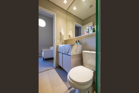 Banheiro de apartamento à venda com 1 quarto, 40m² em Pinheiros, São Paulo