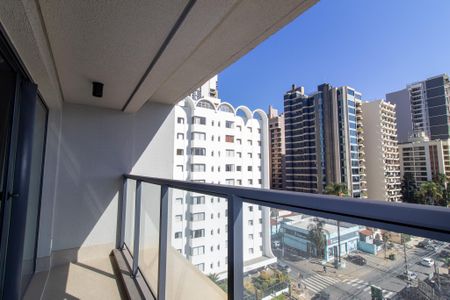 Varanda da Sala de apartamento para alugar com 1 quarto, 42m² em Cambuí, Campinas