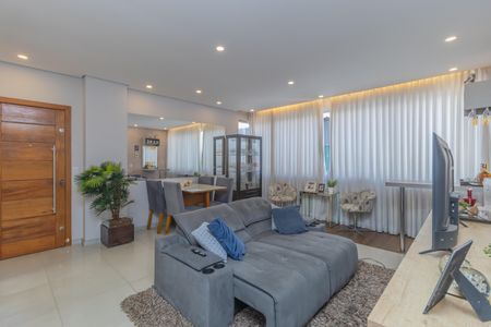Sala de apartamento à venda com 3 quartos, 102m² em Castelo, Belo Horizonte