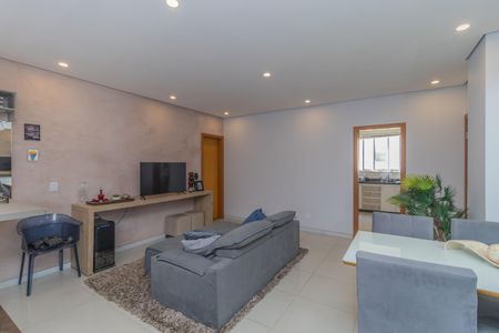 Sala de apartamento à venda com 3 quartos, 102m² em Castelo, Belo Horizonte