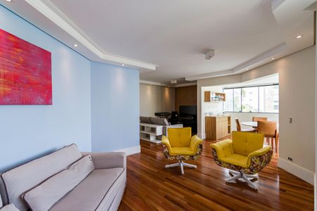 Sala de apartamento à venda com 3 quartos, 117m² em Vila Andrade, São Paulo