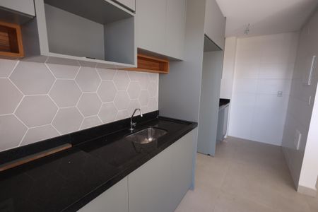 Cozinha de apartamento para alugar com 3 quartos, 74m² em Vila Rosa, Goiânia