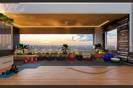 Área comum - Academia de apartamento à venda com 3 quartos, 74m² em Vila Rosa, Goiânia