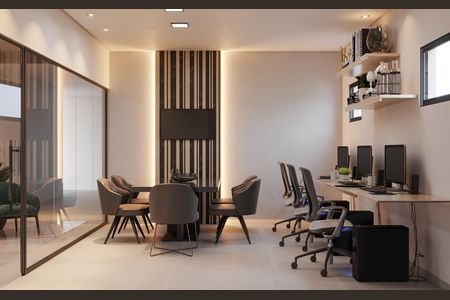 Coworking de apartamento à venda com 3 quartos, 74m² em Vila Rosa, Goiânia