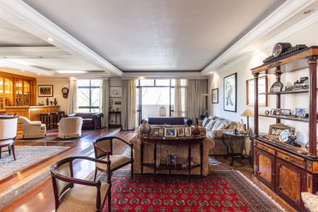 Sala de apartamento à venda com 4 quartos, 464m² em Pacaembu, São Paulo