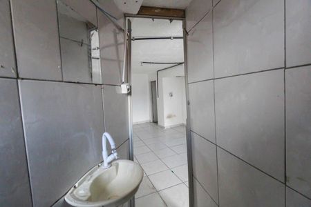 Banheiro Social de kitnet/studio para alugar com 1 quarto, 25m² em Jardim Vera Cruz(zona Leste), São Paulo