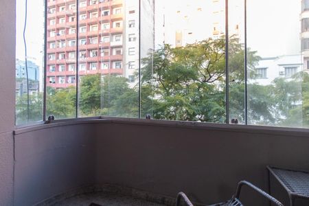Varanda do Quarto 1 de apartamento à venda com 3 quartos, 112m² em Centro Histórico, Porto Alegre