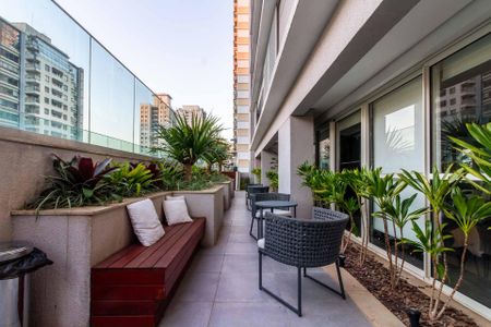 Área comum de kitnet/studio à venda com 1 quarto, 25m² em Brooklin, São Paulo