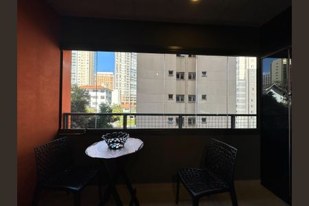 Studio para alugar com 26m², 1 quarto e sem vagaVaranda