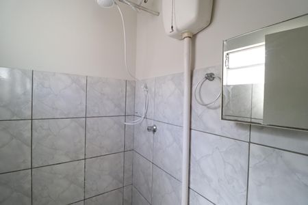 Banheiro de kitnet/studio para alugar com 1 quarto, 41m² em Santa Mônica, Uberlândia