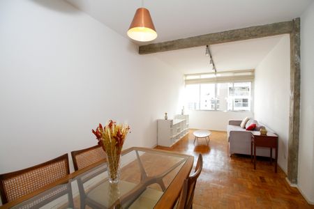 Sala de Estar e Jantar de apartamento à venda com 1 quarto, 72m² em Pinheiros, São Paulo