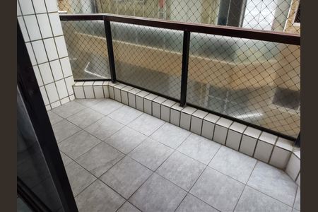 Varanda da Sala de apartamento para alugar com 1 quarto, 58m² em Guilhermina, Praia Grande
