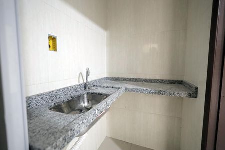 Cozinha de apartamento para alugar com 1 quarto, 12m² em Jardim, Santo André