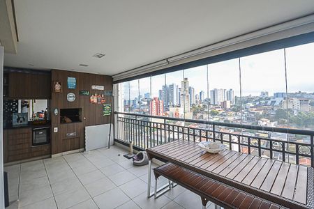 Varanda gourmet de apartamento à venda com 3 quartos, 180m² em Nova Petrópolis, São Bernardo do Campo