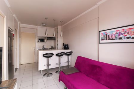 Sala/Cozinha de apartamento à venda com 1 quarto, 34m² em Brás, São Paulo