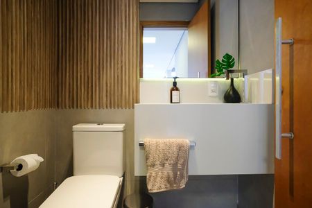 Casa à venda com 183m², 3 quartos e 2 vagasLavabo da área gourmet