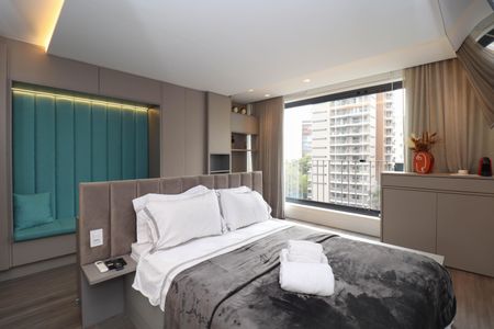 Studio de kitnet/studio para alugar com 1 quarto, 30m² em Jardins, São Paulo