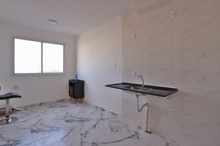 Sala/Cozinha de apartamento para alugar com 1 quarto, 24m² em Belenzinho, São Paulo