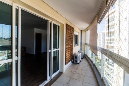 Varanda da Sala de apartamento à venda com 2 quartos, 113m² em Tamboré, Santana de Parnaíba