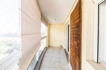 Varanda da Sala de apartamento à venda com 2 quartos, 113m² em Tamboré, Santana de Parnaíba