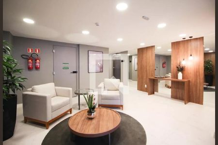 Studio para alugar com 33m², 1 quarto e sem vagaHall social