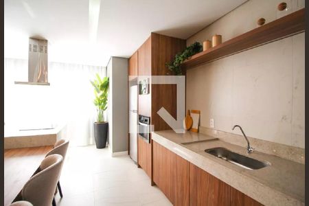 Studio para alugar com 33m², 1 quarto e sem vagaÁrea comum - Salão de festas