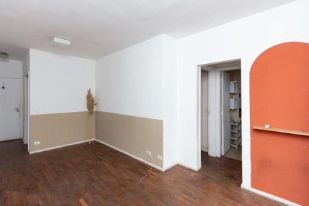 Sala de apartamento à venda com 1 quarto, 47m² em Indianópolis, São Paulo