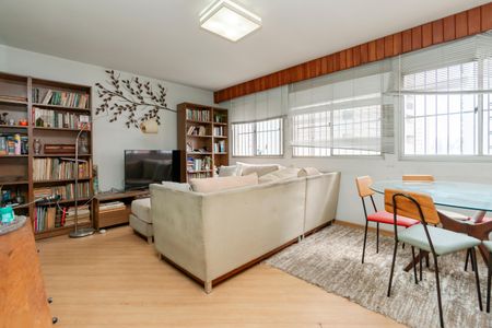 Sala de apartamento à venda com 2 quartos, 74m² em Brooklin, São Paulo