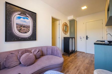 Sala/Cozinha de apartamento para alugar com 1 quarto, 24m² em Pinheiros, São Paulo