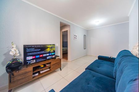 Sala de apartamento à venda com 2 quartos, 51m² em Cidade São Jorge, Santo André