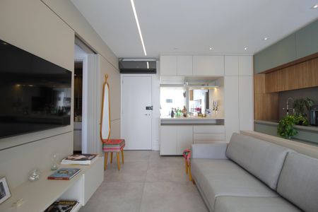 Sala/Cozinha de apartamento para alugar com 1 quarto, 46m² em Moema, São Paulo